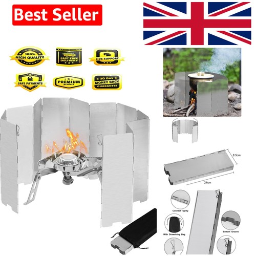 12pcs foldable aluminum stove - foldable,