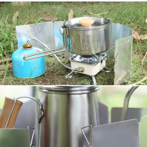 Plate stove wind shield - 9-12,