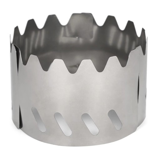Titanium stove windshield - titanium,
