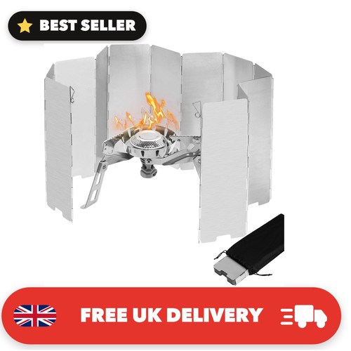 12pcs foldable aluminum stove - 12pcs,