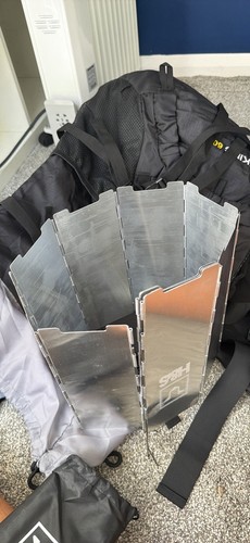 Camping stove wind cover - stove,