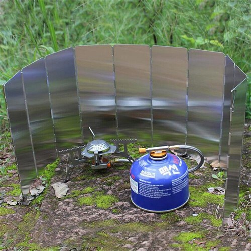 Aluminium camping stove - aluminium,