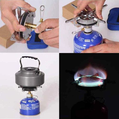 Portable camping gas stove - camping,